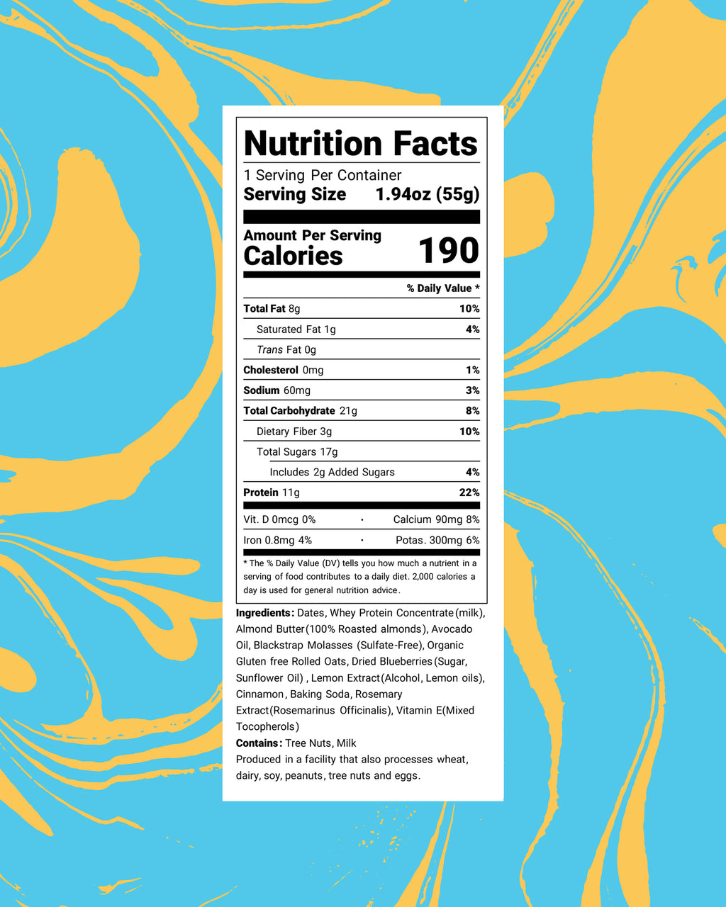 Lemon Blueberry Oat: 8-Pack