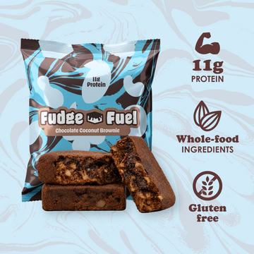 Fudge Fuel protein brownie-Chocolate Coconut
